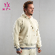 Hucai Custom 3D Embroidery Logo Brushed Fleece Hoodies