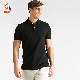  Wholesale Cotton Black Dry Men′s Sports Wear Gym Workout Polo T Shirt