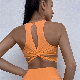  Athleisure Workout Seamless Yoga Suit Removable Cups Sport Wear Women Yoga Bra