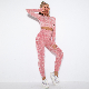  Winter/Autumn Women′s Athletic Clothing Sets Tie Dye Workout Set 2 Piece Yoga Fitness Clothes Exercise Running Ladies Sportswear