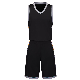  165#Solid Color Men′s and Women′s Outdoor Sports Suit Polyester Basketball Uniform Sportswear