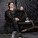  Men′s Compression Pants Shirt Top Long Sleeve Jacket Set Gym Sport Suit
