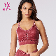 Hucai Custom Distinctive Folds Detail Velvet Fabric Bra