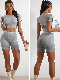 2023 Fashion Ladies Yoga Clothing 2 PCS Sportswear Gym Wear for Woman manufacturer