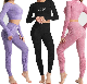Fashion Sports Long Sleeve Zippered Active Wear Women Tracksuit Clothing manufacturer