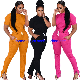 Hot Sale Two Piece Set Women Clothing Plain Hoodie Tracksuit Sports Jogging Suits for Female Lady Outdoor Home Wholesale manufacturer