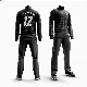 Adult Size Slim Fit Cool Custom Logo Sublimation Tracksuit manufacturer