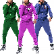  Wholesale New High Quality Sweatsuit Oversize Jogger Set OEM Custom Logo Men′s Streetwear Embroidery Slim Fit Tracksuits for Men