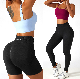 Wholesale Booty Lifting Athletic Yoga Pants for Women Workout Fitness Capris Running Hiking Shorts Pilates Sports Legging manufacturer