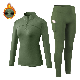 Fleece Suit Women′s Running Training Yoga Fitness Clothing Leggings Two-Piece Set Sportswear