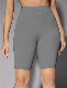  2023 Fashion Casual Elegant Grey Skinny Women′s Yoga Shorts Athletic Women′s Cycling Pants Shorts