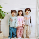Lovely Oversize Bubble Sleeves Baby Tops Kids Pullover Sweatshirt Set