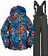 OEM Fashion Windproof 20000mm Waterproof Insulated Jumpsuit Overall One Piece Outdoor Sports Mens Ski Wear Snowboard Snowsuit manufacturer