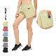 Xsunwing Summer New Cotton and Linen Women′ S Elastic Drawstring Loose Casual Shorts Elastic Waist Shorts Women Clothing