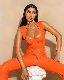  Solid Color Fashion Wholesale Customized Design Soft, Breathable, Sexy Women′s Set