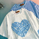  Heavyweight 100 %Cotton Short Sleeve Tee Printing 3D Puff Printed T-Shirt