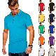  OEM Wholesale Custom Logo Plain Blank Gym Clothes Quick Dry Fit Shirts Original Cotton Polo T Shirt for Men