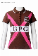  Factory Sale Cotton Custom Logo Design Tie Dyed Polo T-Shirt for Ladies