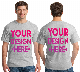  Cheap 180GSM 100% Cotton Customized Logo Printed Men T Shirt OEM
