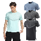  Wholesale Men Polyester Quick Dry Fitness Designer Printing Men′ S Sports T Shirt Custom Logo Plain T Shirts Gym Wear