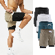  Custom Quick Dry Side Pocket Double Layer Basketball Men Breathable Knee Running Training Three-Point Sports Shorts Gym Shorts