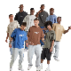 Wholesale Custom Trendy Mens Black Tshirts Plain Printed Anime Cartoon Reflective Crew Neck Oversize-T Shirt T-Shirt Tee Shirt for Men
