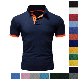  Wholesale Polyester Cotton Tshirts Plain Mens Polo Tshirts with Logo Custom Logo Printed Men′s Polo Shirt