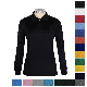  Polyester Long Sleeve Dri Fit Polo Shirt for Women