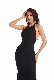 Halter Halter Elegant Black Long Skirt Fishtail Dress
