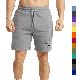  China Manufacturer High Quality OEM Custom Logo 100 Cotton French Terry Jogger Sweat Shorts for Men