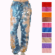  Custom Tie Dye High Quality Cotton French Terry Loose Fit Ladies Jogger Jogging Pants Embroidered Plain Women Sweatpants with Private Label
