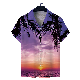  High Quality Men Rayon Hawaii Leisure Viscose Shirt New Fashion Blouse Printing Summer Hawaiian Beach Silk Shirts for Men Custom