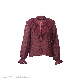  Custom Logo Pluse Size High Quality Women Silk Viscose Shirt