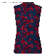  Women Designer Silk Ladies Screen Printing Design Backless Casual Blouse Shirt