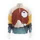  Men′s 100% Cotton All-Over Printing1/4 Quarter Zip Cardigan Streetwear Clothing