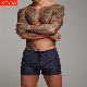  Wholesale Navy Blue Custom Blank Summer Men′s Hawaiian Boardshorts