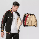 Men′s Basic Style Sports Fleece Crew Neck Baseball Jacket manufacturer