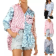  New Oversized Button Down Striped Long Sleeve Shirts