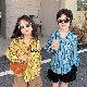  Fashion Baby Boy Girl Cotton Striped Shirt