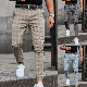 Plaid Printed Fashionable Men Full Length Trousers manufacturer