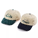 Custom Embroidery Logo 6 Panel Corduroy Hat manufacturer