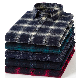 Multiple Colors Stock Flannel Shirts Mens Checked Cotton Wool manufacturer