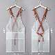  New Fashion Apron Wholesale Waterproof and Oil-Proof Suspenders Overalls Household Kitchen Apron TPU Coveralls Custom Logo
