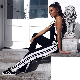  Side Button Slit Casual Trousers Wide Leg Pants