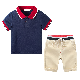  Summer Top and Short Pants Sets Boys Sweat Suits Kids Apparel Short Polo Shirt and Shorts 2PCS for 5yrs Child Clothing Sets