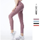  Trendy Simple Nylon Cross High Waist Ladies Sports Leggings