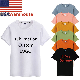  USA Warehouse Unisex Cotton Feel 100% Polyester T Shirts Sublimation Blanks Tshirts
