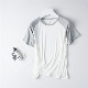  Pure Cotton White Round Neck Long Sleeve T-Shirt