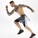  New Design Man Summer Quick Dry Fitness Sport Wear Shorts Double Layer Short Pants