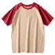  Custom Private Label Wholesale Bulk Good Quality Blank Cotton Polyester Men Women Kids Raglan T Shirts